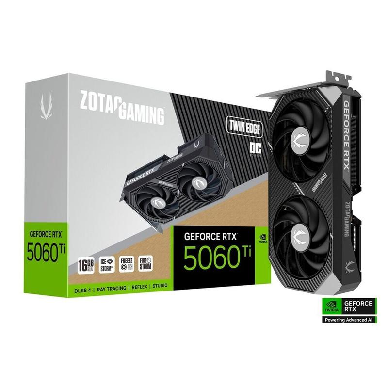 新品ZOTAC GAMING GeForce RTX 5060 Ti OC Zotac Gaming Geforce RTX 5060 TI 16GB TWIN EDGE OC ZT-B50620H-10M